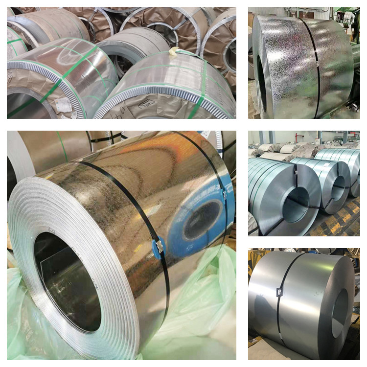 Thickness 0.12-0.2 Galvanized Coated Gi Coils dx51d z Regular Spangle Hot Dipped Steel Coil for Small Tools