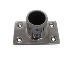 China Boat Hand Rail Fitting-90 Degree Rectangler Base-Marine Stainless Steel wholesale