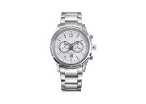 China Timepieces Gent Stainless Steel Chronograph Watch 10ATM Water Resistant wholesale
