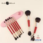 Private Logo Branding Option Makeup Brush Collection Made of Aluminium Ferrule