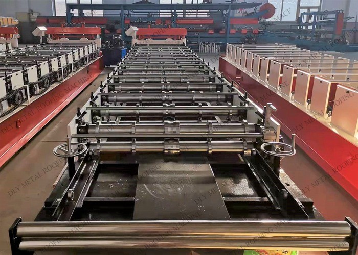 Trapezoidal 3phases Roof Roll Forming Machine Plc Control System