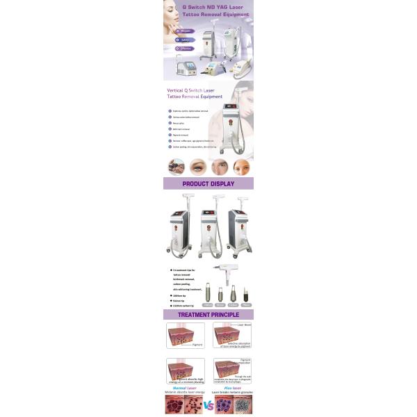 Picolaser 1064nm 532nm Picosecond Laser Q Switched Nd Yag Laser Tattoo Removal Machine Price