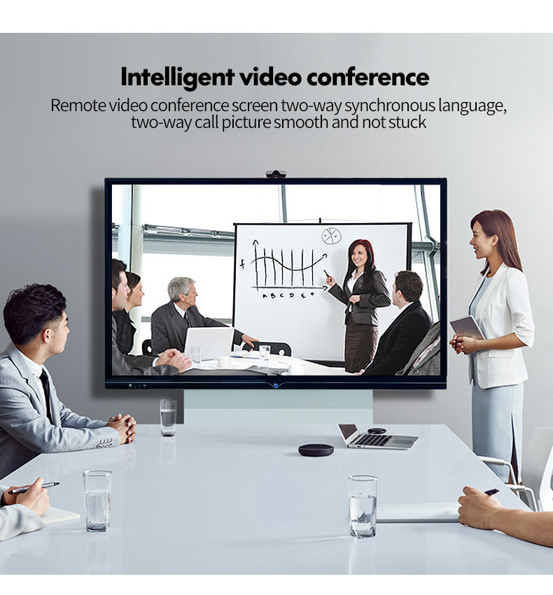 65 Inch 400CD/M2 Dual Screen LCD Interactive Whiteboard 20 Point Multi Touch