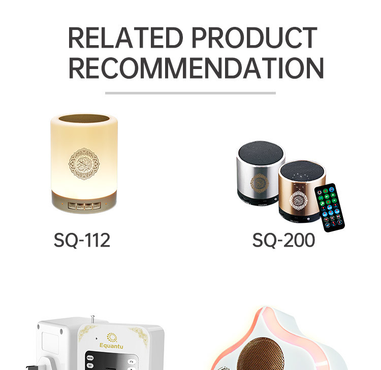 ABS APP Control Azan Clock Touch Lamp Quran Speaker