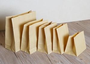 China 60gsm Kraft Waterproof Fast Food Paper Bags wholesale