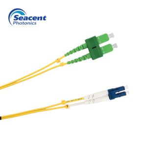China Single Mode Duplex Fiber Optic Pigtail With FC / SC / LC / ST Connector wholesale