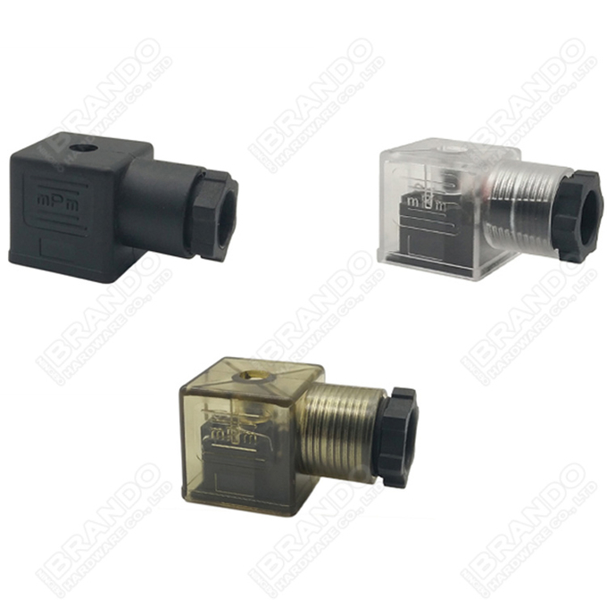 DIN 43650B MPM Solenoid Valve Coil Socket Connector DIN 43650 Form B