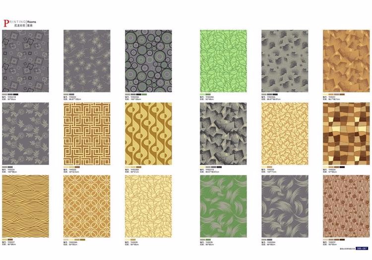 4m Star Hotel Nylon Polyester Carpet Pastel Color Printed Feature
