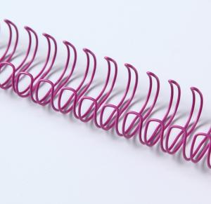 China Nylon Coating 6.4-38.1MM Metal Double Loop Binding O Shape wholesale