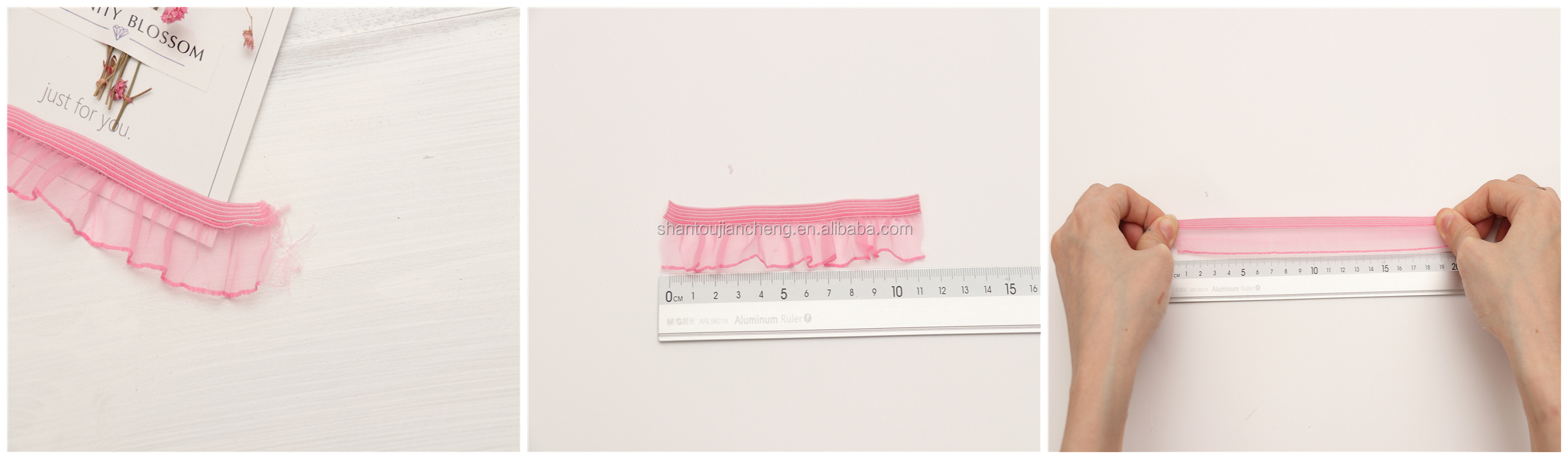24mm Nylon Lace Elastic Band Underwear Lady Lace Elastic Trim