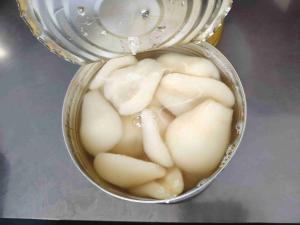 China Preservation Process Syrup Canned Pear Halves 100% Fresh Natural Taste wholesale
