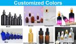 5ml 10ml 15ml 30ml dark violet Glass Serum Bottle for Skincare Cosmetic
