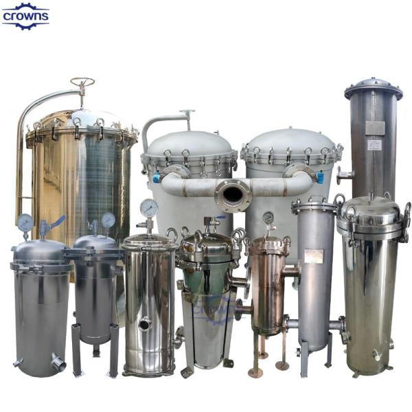 Stainless Steel Multi Bags Filter Housing Industrial Water Filters For Food