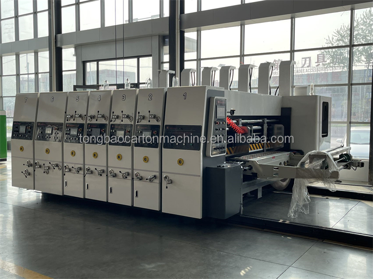 Automatic speed Flexo Printing Slotting Die-cutting Machine for Your Production Line