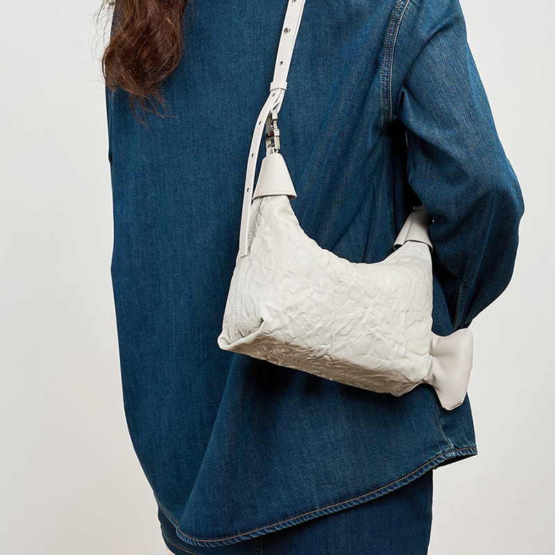 Women Shoulder Bags Tote Bag Candy ZIP Trendy 2024 Luxury Retro Genuine Leather Women