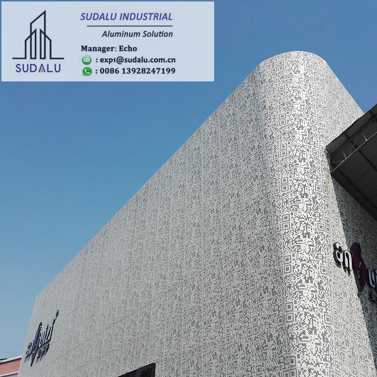SUDALU Modern Exterior Aluminium Wall Cladding Panels Customized Design Pattern Panel