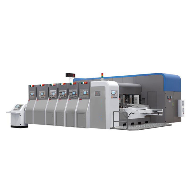 Carton Flexo Folder Gluer Machine Automatic Corrugated Board Making Plant