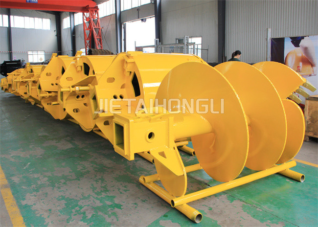 Straight Soil Teeth Rock Drilling Auger 600mm 800mm 1000mm Bauer Soilmec Imt 200*200