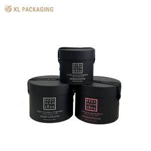 China Custom Black Paper Candle Tubes Flat Edge Black Paper Tube Packaging Biodegradable Kraft Paper Tube wholesale