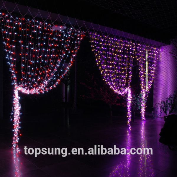 240V Christmas Curtain Lights Outdoor Anti UV Anti-Weather Material