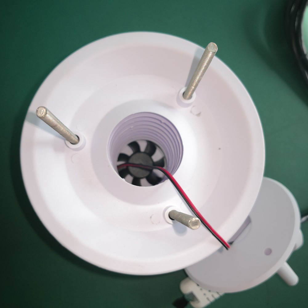 Aspirated Radiation Shield Weather Station for Atmospheric Temperature Humidity Sensing