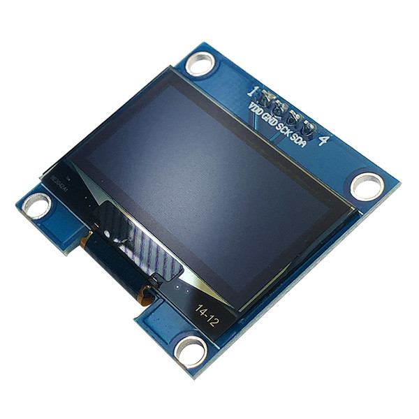 Passive Matrix 1.3 Inch I2C OLED Display 128x64 COG PCB 4 Pins