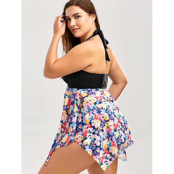 swimwear women bikini Large size swimsuit black dress Beach vacation sexy piece swimsuit fat bikini Increase fertilizer