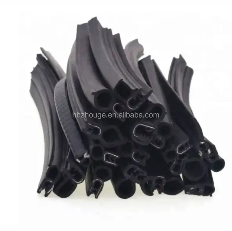 Dustproof EPDM Rubber Seal Strip U-Channel Edge Trim Strip for Car Door Moulding