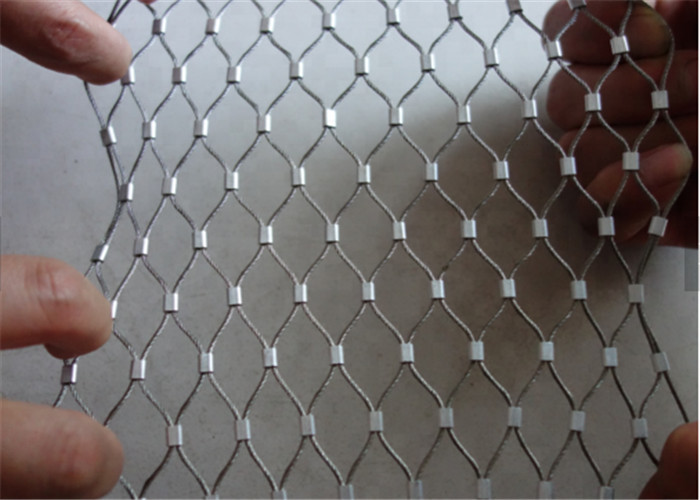 Flexible X-tend Ferruled Stainless Steel Wire Rope Mesh For Balcony Balustrade