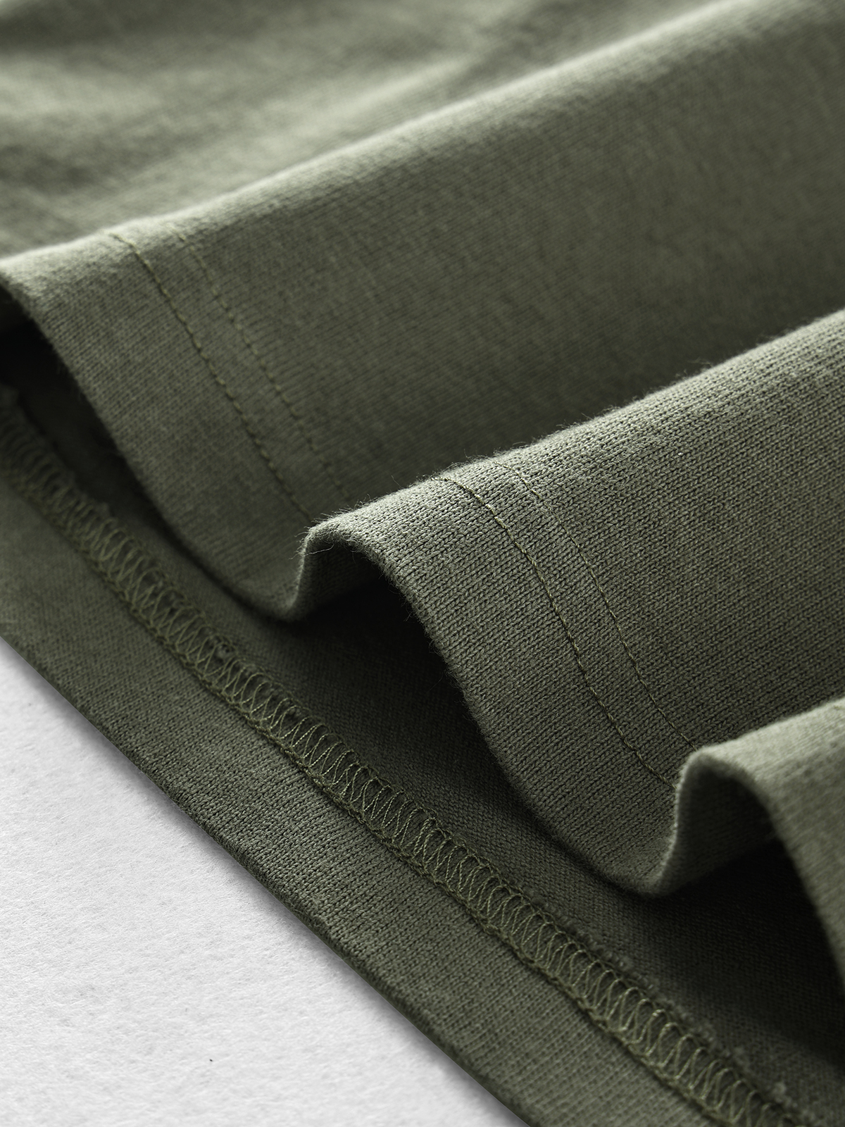 Organic Heavyweight Cotton Hoodie Reflective Camo Crewneck Sweatshirt 310g