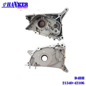 China Mitsubishi Hyundai D4BH Engine Oil Pump Parts Number 21340-42106 wholesale