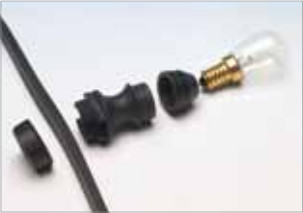 Belt light, 2x1.5mm rubber cable, party light, festoon lighting, B22/E27 socket, DIY socket, IP44, CE