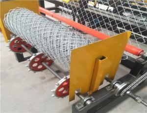 China Semi Automatic Garden Fence Chain Link Fence Machine wholesale