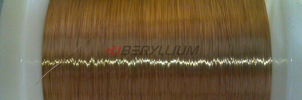 Bright Beryllium Copper Alloy Wire QBe2.0 Soft State For Instrumentation