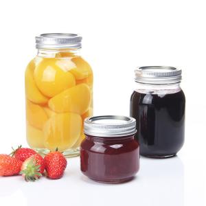 China 380ml Honey Transparent Sealed Food Glass Packaging Glass Jars 90g wholesale