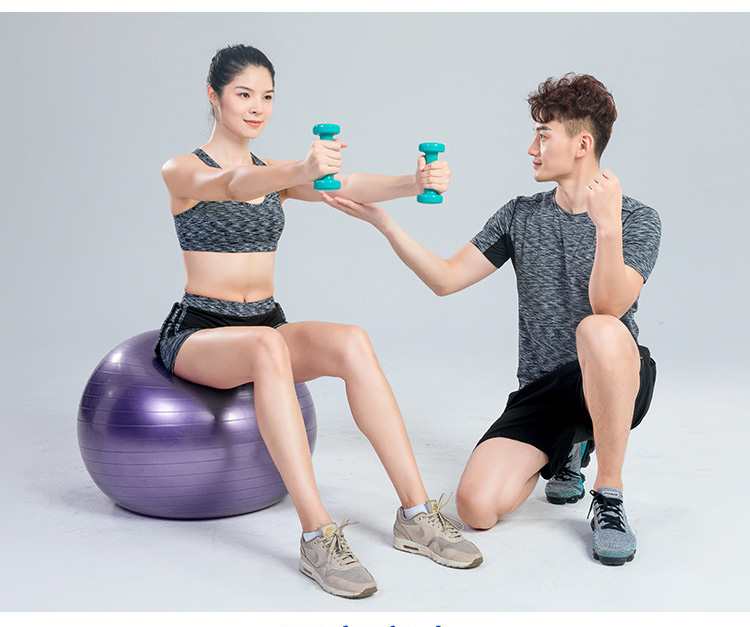 Thin Arm Dip Plastic Dumbbells 5kg Eco Friendly 2kg Ladies Dumbbells