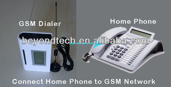 New LCD Display Convenient Universal Auto GSM Alarm Dialer for Medical Alert System