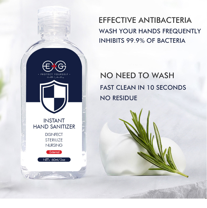 Portable Mini Alcohol Free Antibacterial Hand Gel Silver Ion Waterless Hand Sanitizer