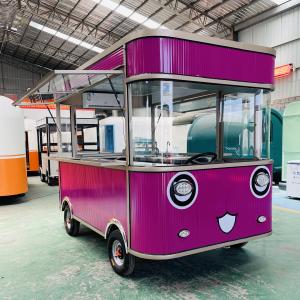 China Electric Mobile Fried Chicken Combo Cola Beverage Truck by Ice Cream Milk Tea Food wholesale