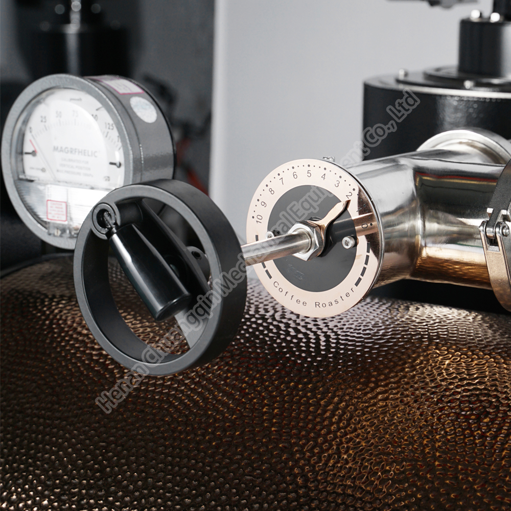 Automatic 30kg Commercial Coffee Roaster / 3.5kw Cocoa Bean Roaster 304 Stainless Steel