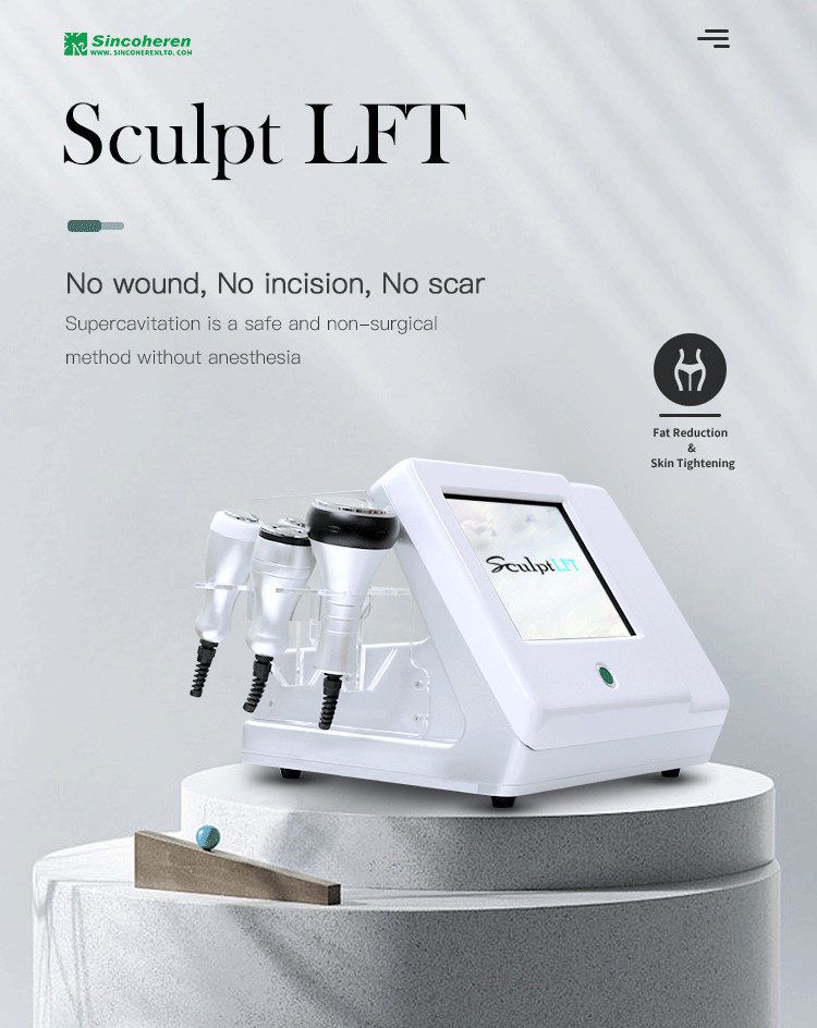Body Shaping RF Cavitation Slimming Machine Air Cooling For Weight Loss