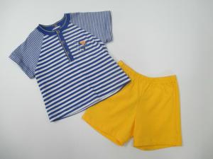 China Short Sleeve Top Short Two Piece Cotton Short Set Cotton Jersey wholesale