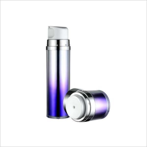 Double wall Luxury Airless Bottle Cosmetic Airless Pump Bottle Airless Lotion