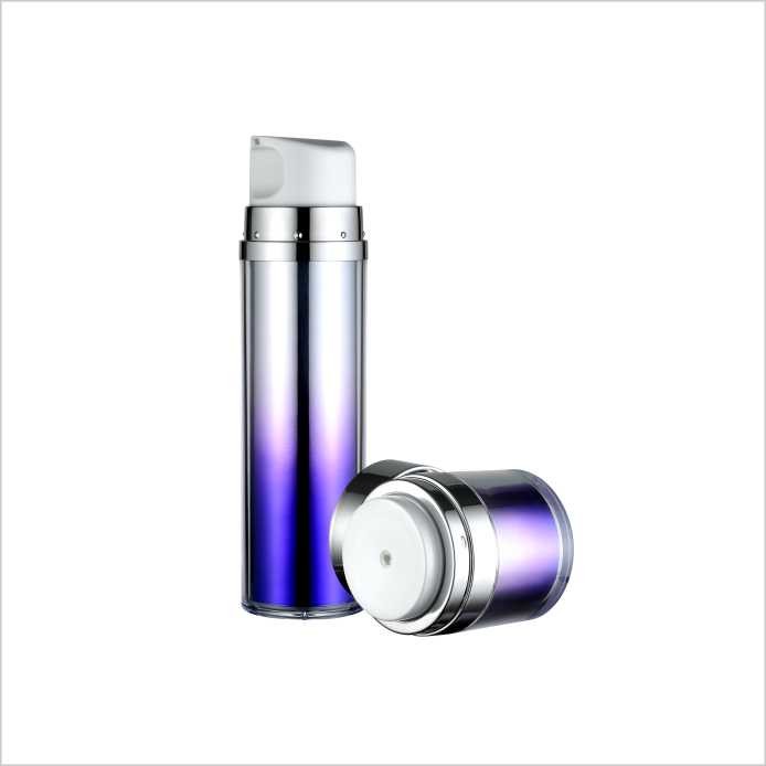 Double wall Luxury Airless Bottle Cosmetic Airless Pump Bottle Airless Lotion bottle 50ml 80ml 120ml