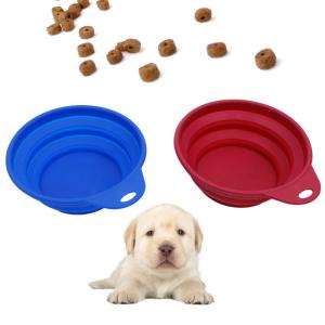 China Collapsible Silicone Dog Pet Bowl For Feeding Foldable Bowls wholesale