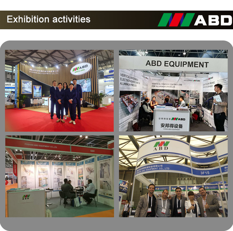 Vertical Extrusion Powder Coating Production Line Environmental Protection