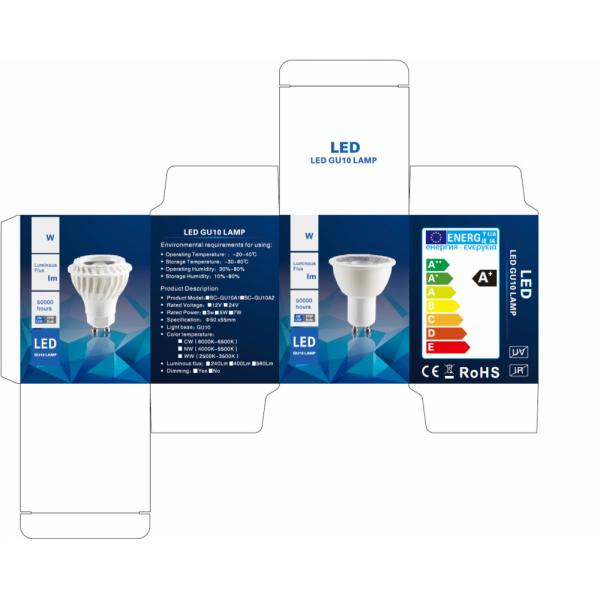 High quality COB 5w white GU10 LED bulb