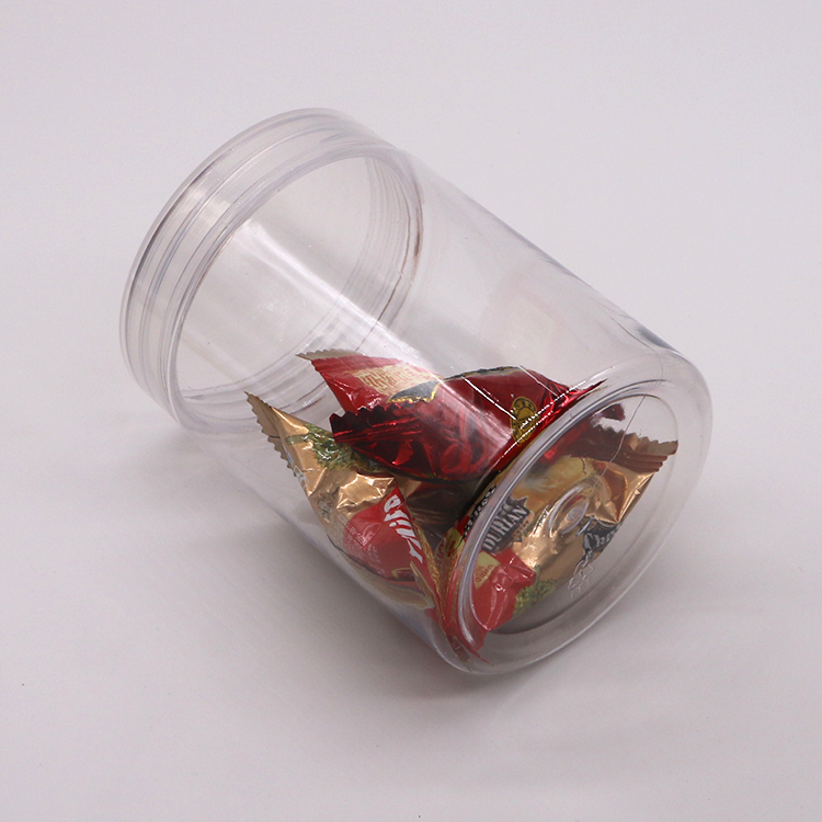 300cc PET Wide Mouth Plastic Food Storage Bottles with Aluminium Lid for Tasty Snacks