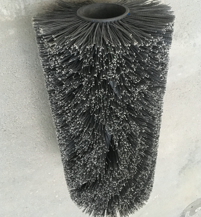 Durable Multiple Broom Sweeper Customized Color PP Steel
