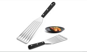 China 2 Pieces Stainless Steel Kitchen Utensil Sets Non Stick Metal Slotted Spatula wholesale